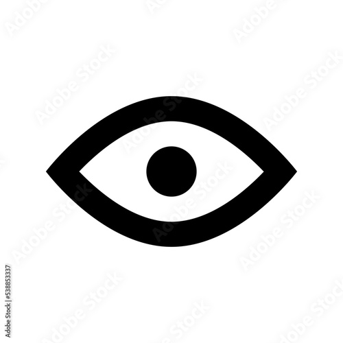 Eye Flat Vector  Icon