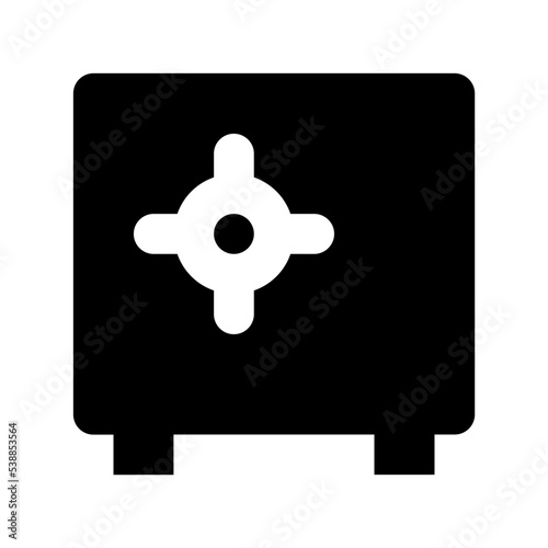 Locker Flat Vector  Icon