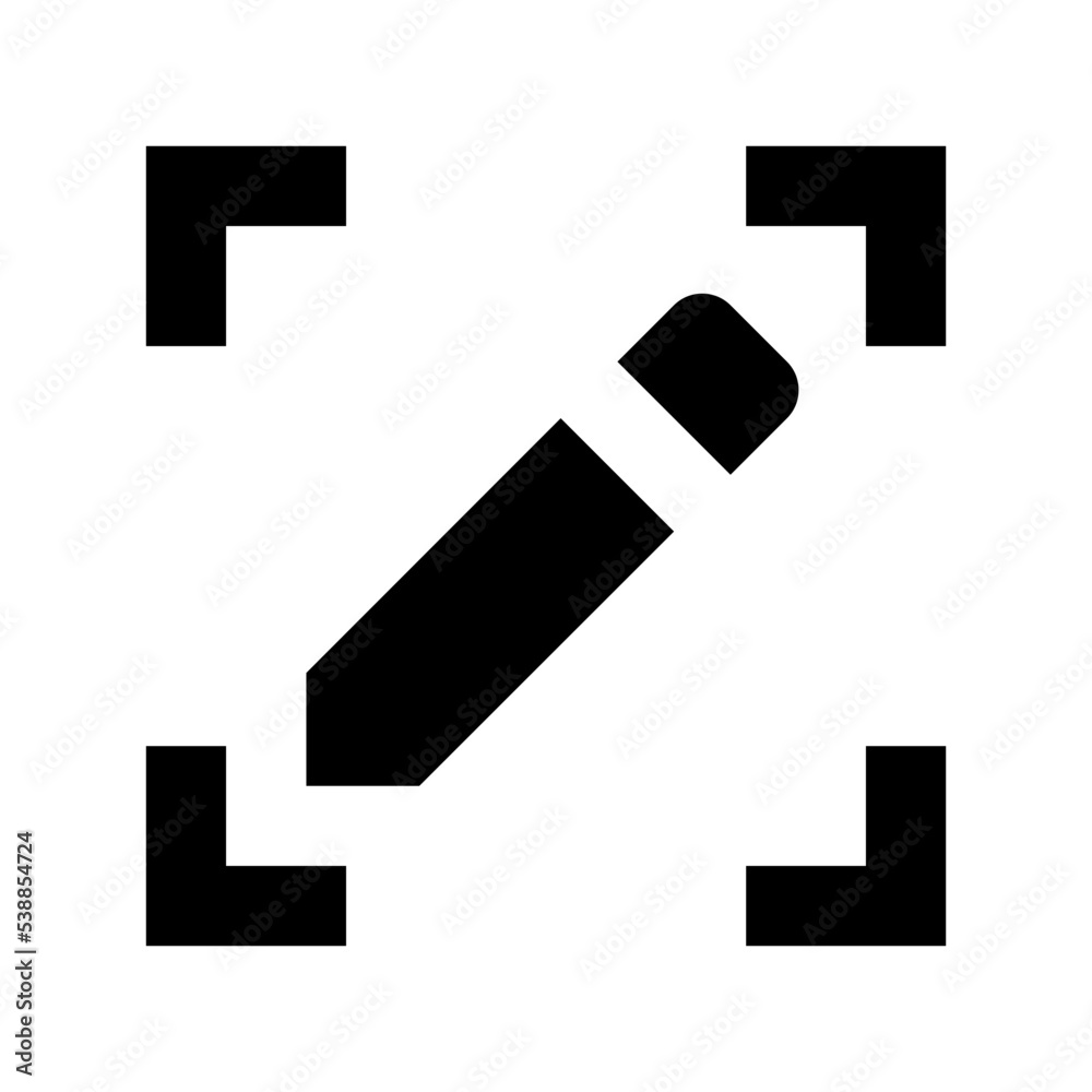 Enlarge Flat Vector Icon