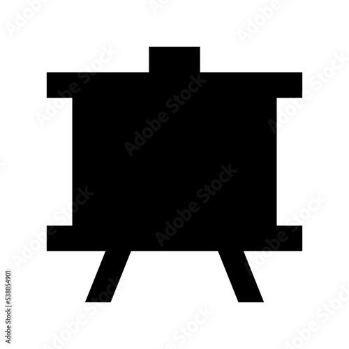 Easel Board Flat Vector Icon