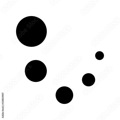 Dotted Process Flat Vector Icon