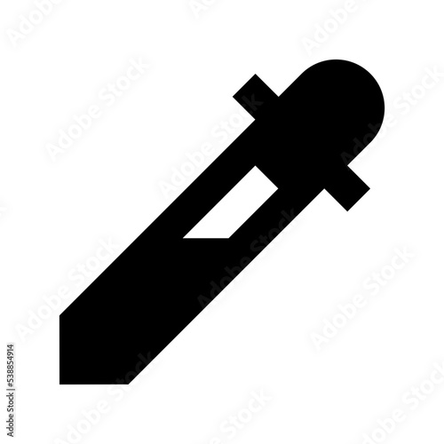 Pipette Flat Vector Icon