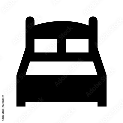 Bed Flat Vector Icon