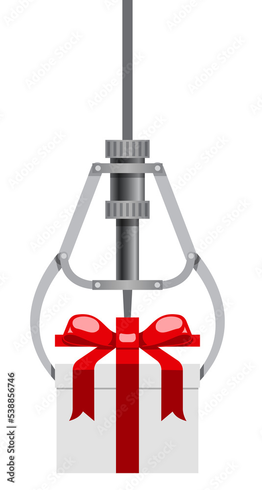Fototapeta premium Claw gift game png