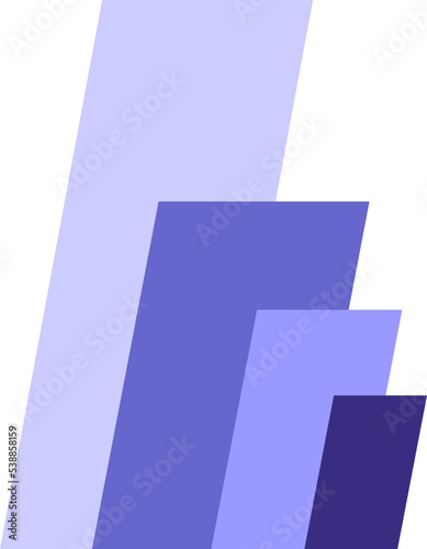 Geometric corner border shape vector