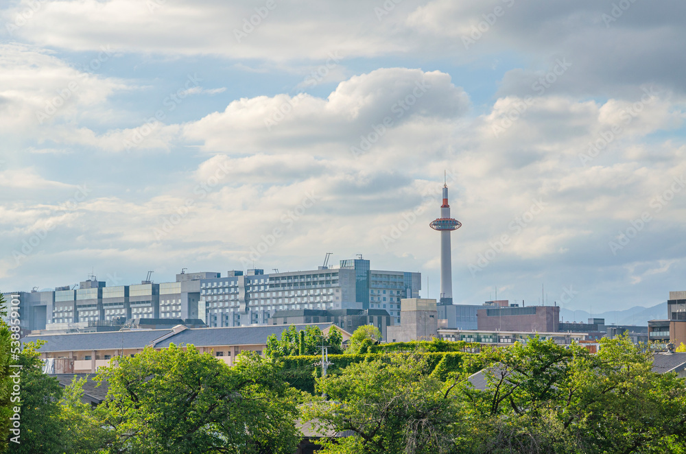 Obraz premium 京都の都市風景