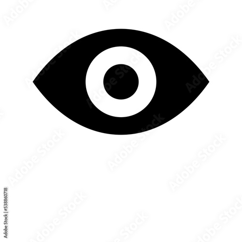 Eye Flat Vector Icon