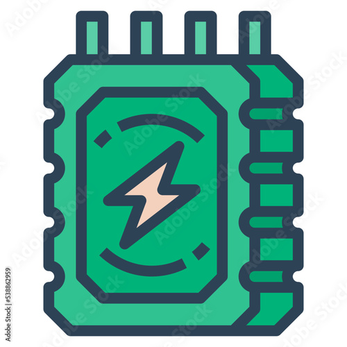inverter electric icon