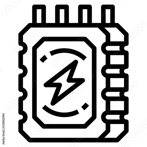 inverter electric icon