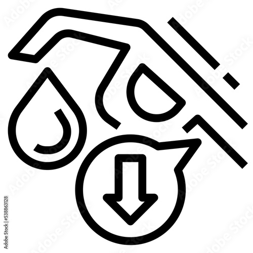 reduce fuel icon