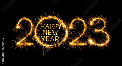 Canvas Print Happy New Year 2023