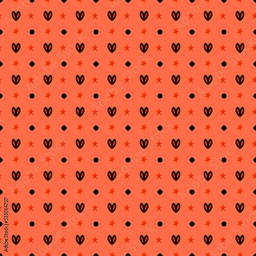 red dots, Hand drawn vector,  Great for created greeting Birthday, wedding, anniversary, jubilee, rewarding and winning design card. Seamless backgrounds.