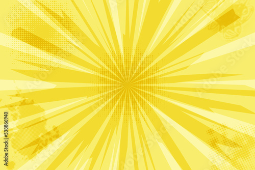 abstract background vector with rays of light for comic or other