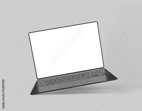 Mackbook pro screen with website presentation mockup