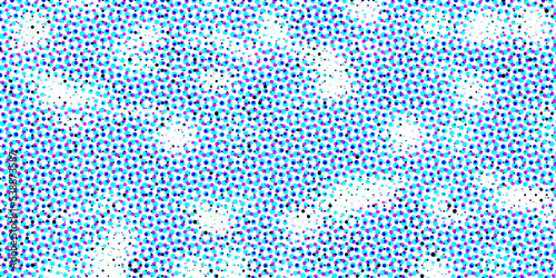 blue pattern with dots