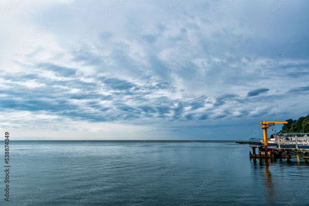 boat on the sea