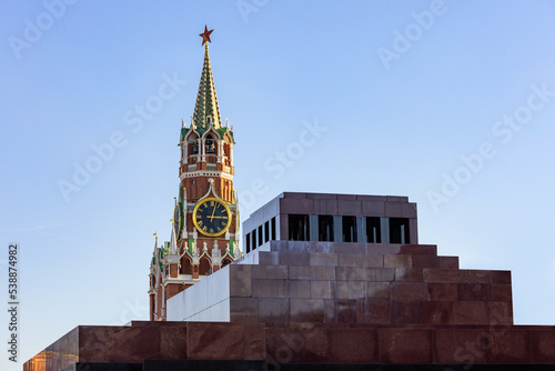 Spasskaya Tower, Kremlin, Red Square, Moscow, Russia