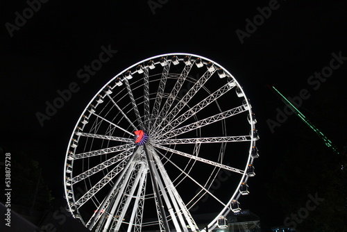 The Wheel of Brisbane. Southbank Ferris Wheel in Brisbane, Queensland, Australia