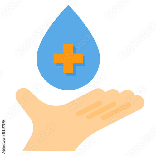 blood flat icon