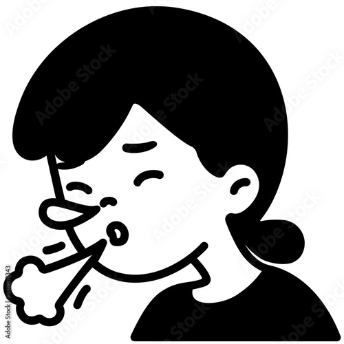 Sneeze girl
