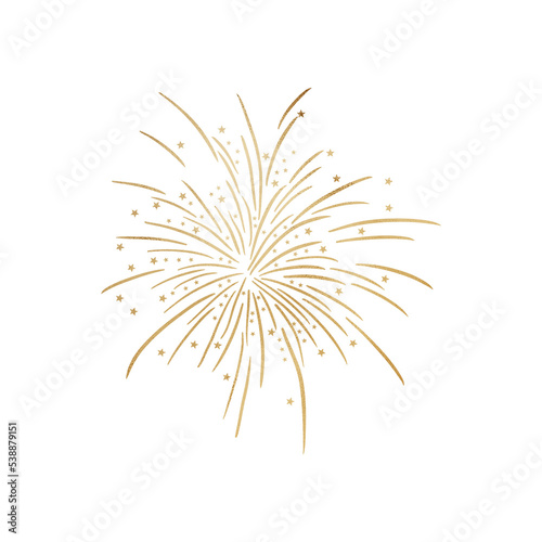 Gold Metallic Firework