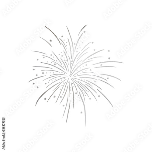 Silver Metallic Firework