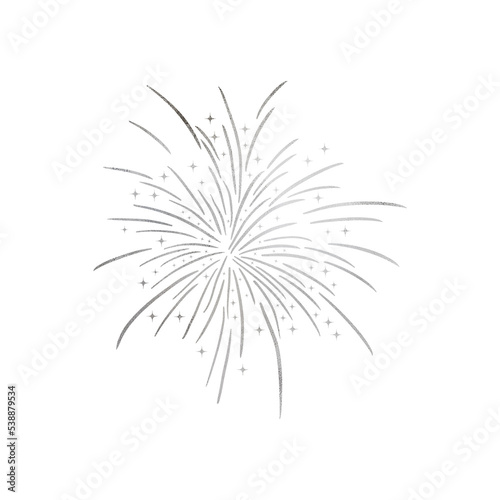 Silver Metallic Firework