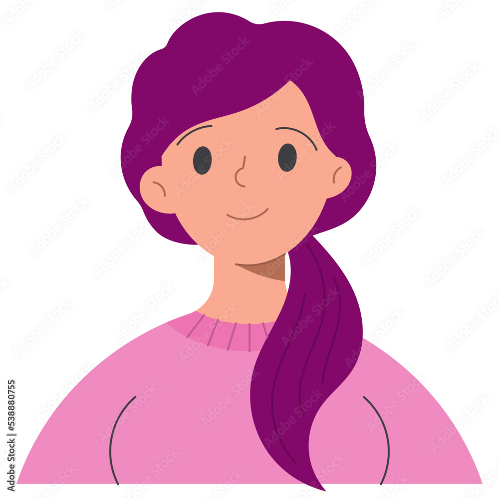 woman flat icon