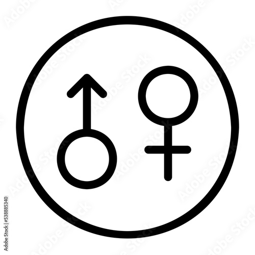 erectile dysfunction line icon