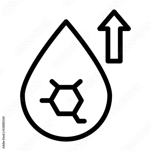 hyperglycemia line icon