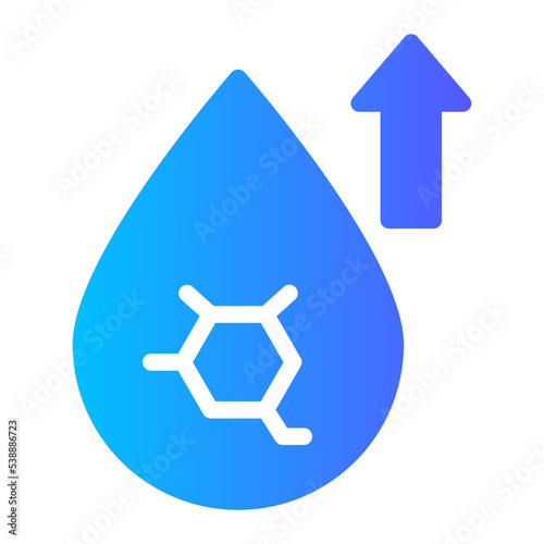 hyperglycemia gradient icon