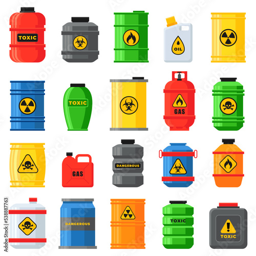Photo Flammable waste set