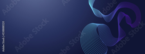 Abstract modern lite blue wavy stylized lines background. blending gradient colors. You can use for Web, Texture, Wallpaper, Template, Desktop background, Business banner, poster design.