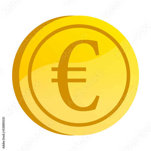 Popular mining gold coins vector design. Isolated crypto monetization and big income editable sign.