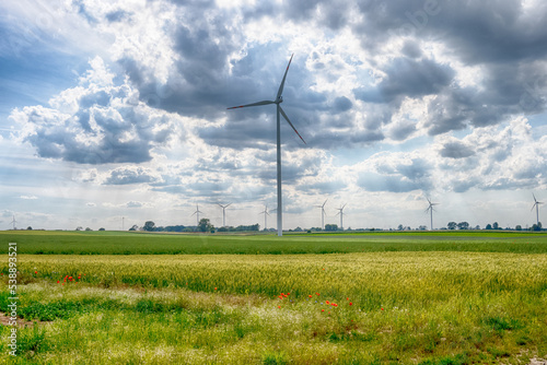 An alternative type of electrical generation using a wind power generator