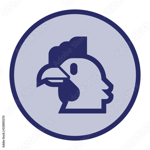 Popular editable animal icon. In round colorful vector icon.  Small or big mouse, chicken, cat, dog, pig, elephant, camel, frog, bear, koala, bull, panda, wolf, rabbit