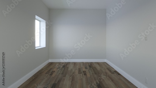 3d render of an empty interior. 