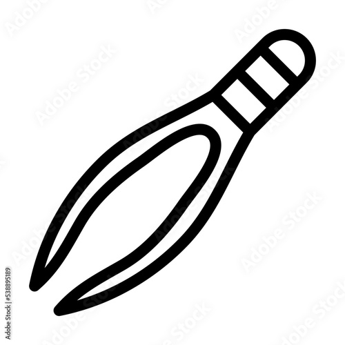 Tweezers Icon Design