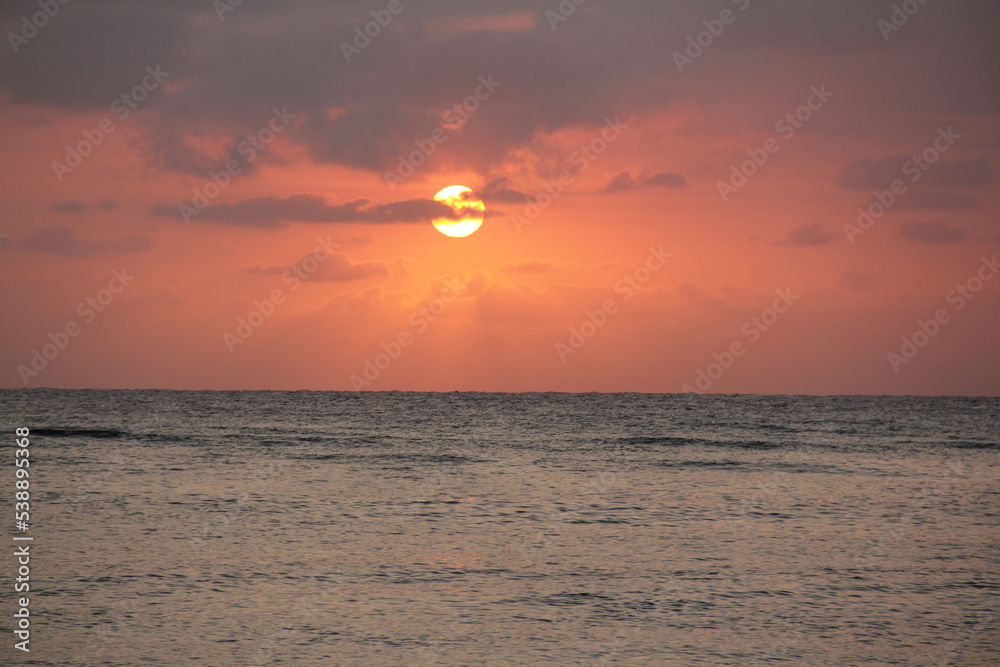 Beautiful sunrise at the beach Beautiful sunrise at the beach