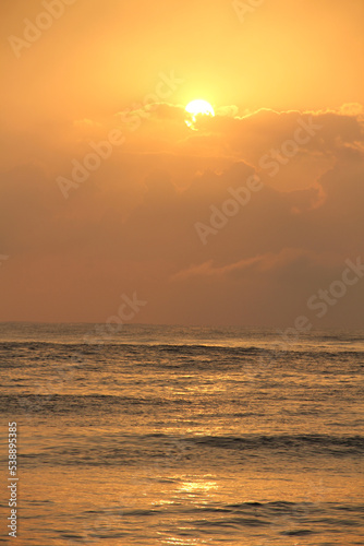 Beautiful sunrise at the beach