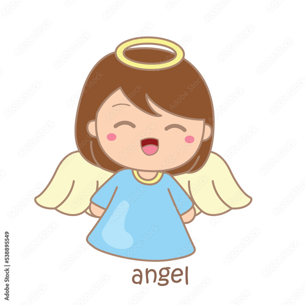 Alphabet A For Angel Illustration Vector Clipart Alphabet A For Angel Illustration Vector Clipart