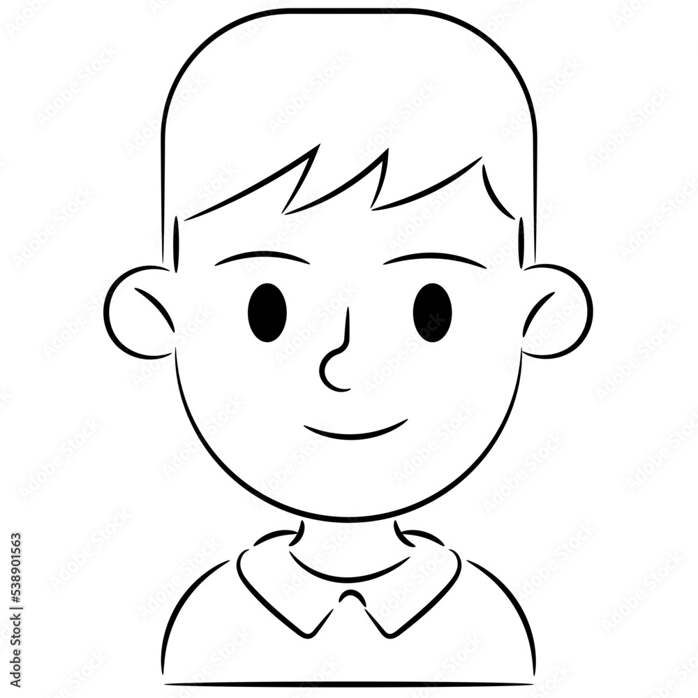 boy outline icon