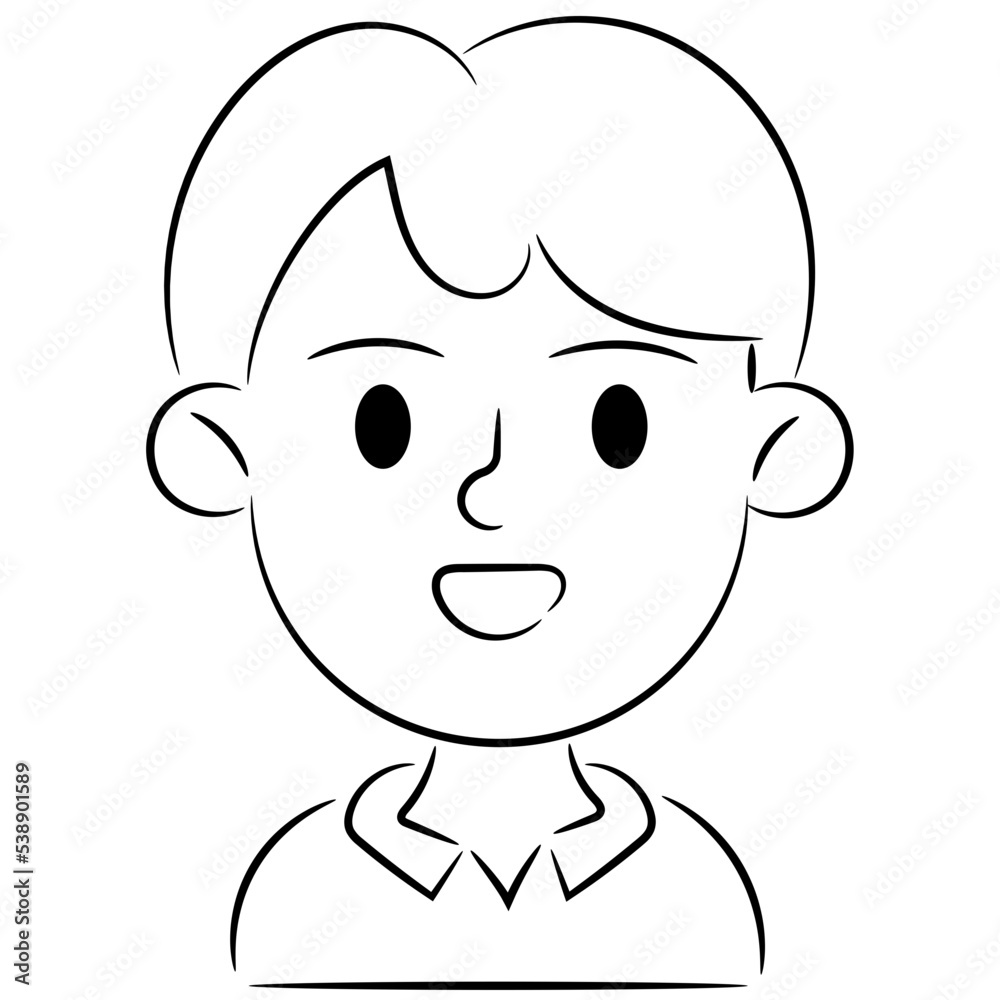 boy outline icon