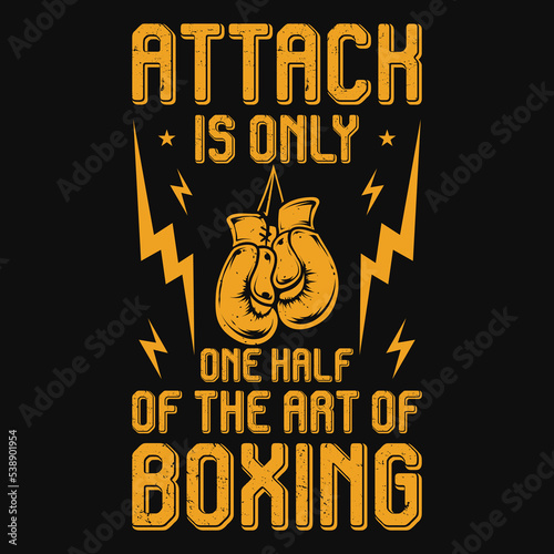 Awesome boxing tshirt design