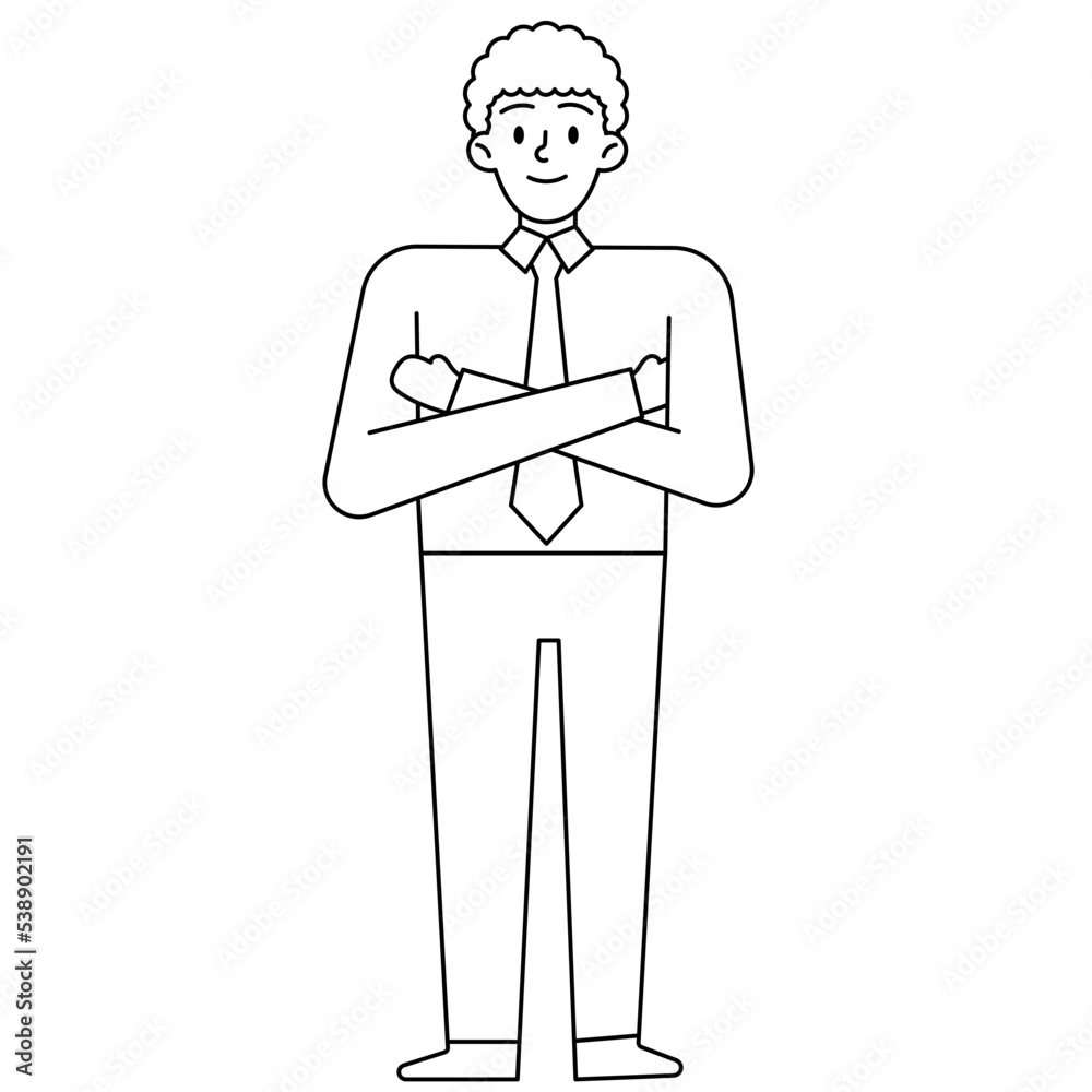 businessman outline icon