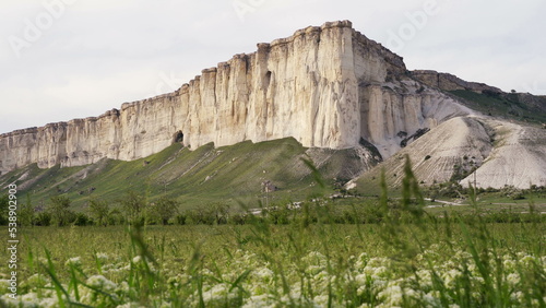 Beautiful landscape of White Rock or Belaya Scala, Rock Aq Kaya, Crimea