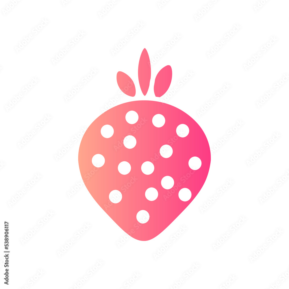 fruit gradient icon fruit gradient icon