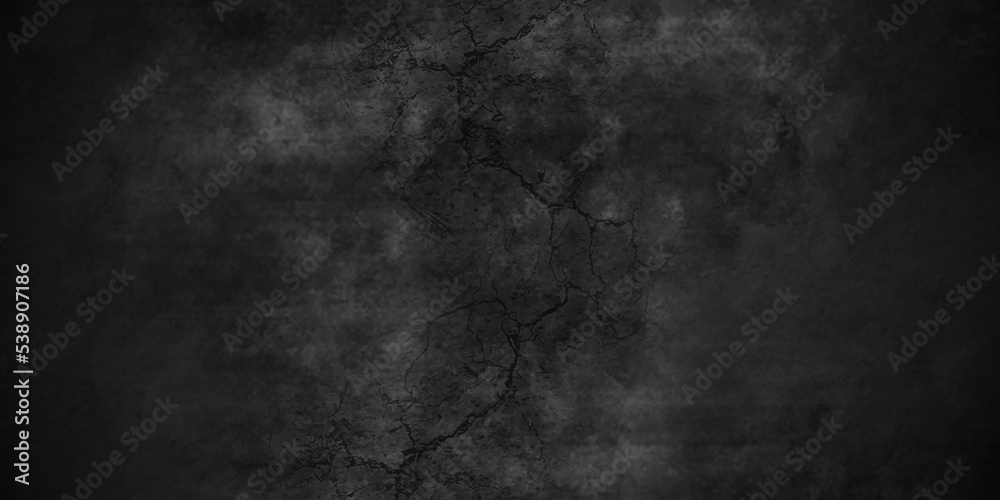 Black stone grunge cracked and black marble wall concrete texture background anthracite panorama. Panorama dark grey black slate background or texture.