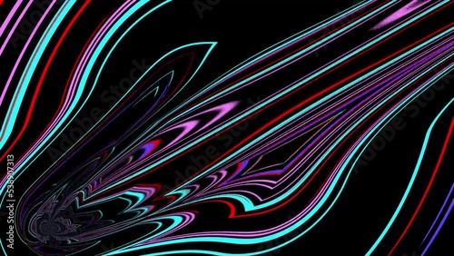 Computer generated digital blue light streaks. Abstract 3d rendering motion background. 4K, Ultra HD resolution,abstract background with lines