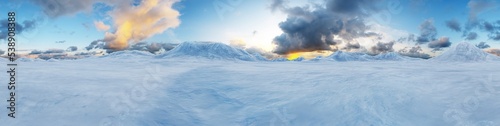 arctic antarctic snowy landscape 360° environment  © Mathias Weil